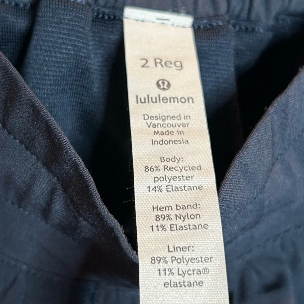 Lululemon Athletica Navy Athletic 2.25” Shorts - Picture 3 of 3